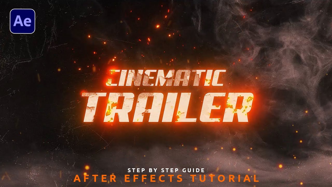 Cinematic Trailer Title Animation || After Effects Tutorial 2024 ...