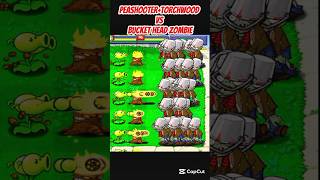 *FIRE PEASHOOTER VS BUCKET HEAD ZOMBIE*#shorts #short #pvz #youtubeshorts #shortvideo #pvzfusion