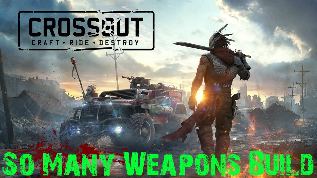 Crossout Part 52: Minigun + 20MM Autocannon + Pyre Launcher! | So Many Guns Build!(Beta 0.3.4)