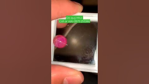 Ruby sao yên bái 6,5ct, khối tròn tiêu chuẩn, Giá 7,5 triệu