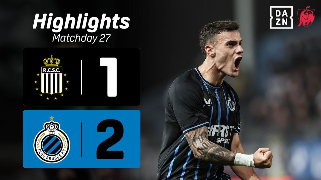 Le Club Brugge s’impose à la 1️⃣0️⃣0️⃣e minute ! 🤯⏰ | Sporting Charleroi - Club Brugge