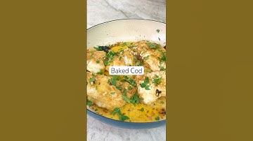 15-Minute Baked Cod Recipe #shorts #bakedfish