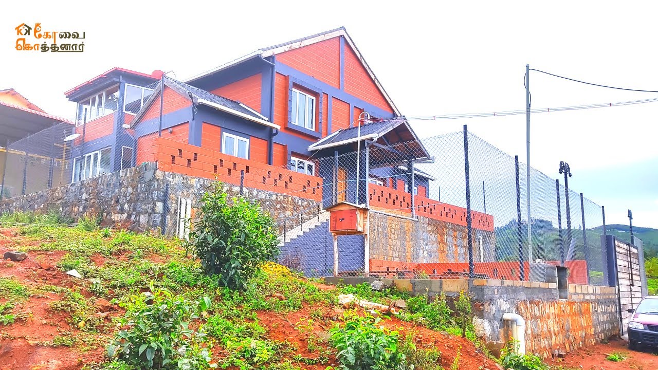 5 BHK British Resort Type Farm House In 11 Cents at Kotagiri, Ooty For Sale