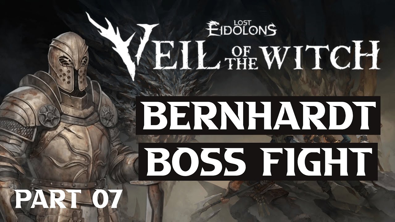 Битва с боссом Бернхардом | Прохождение Lost Eidolons: Veil of the Witch, часть 7 | Акт II