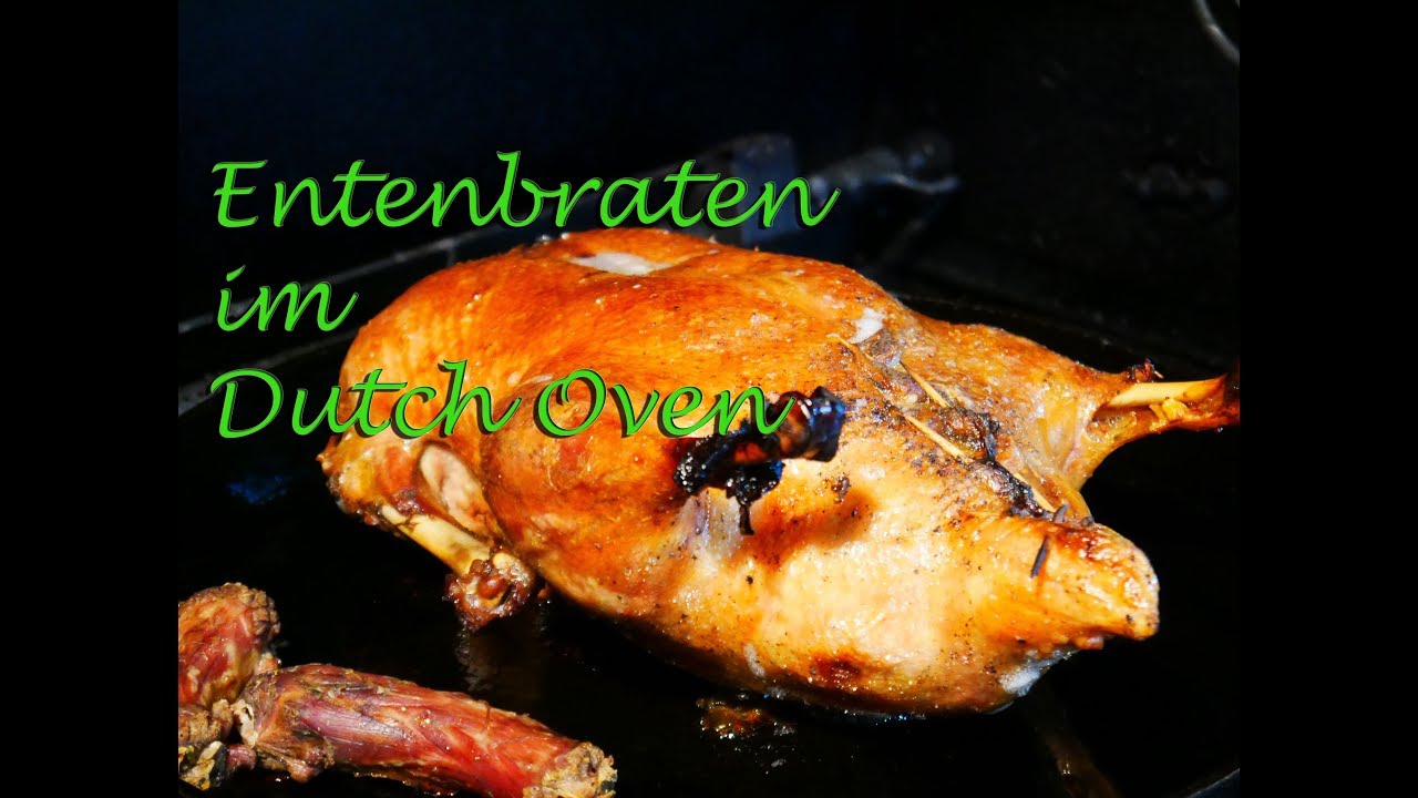 Festtagsbraten Entenbraten im Dutch Oven Y-BBQ