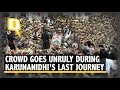 Live: Karunanidhi's Mortal Remains Being Taken to Marina Beach for Last Rites