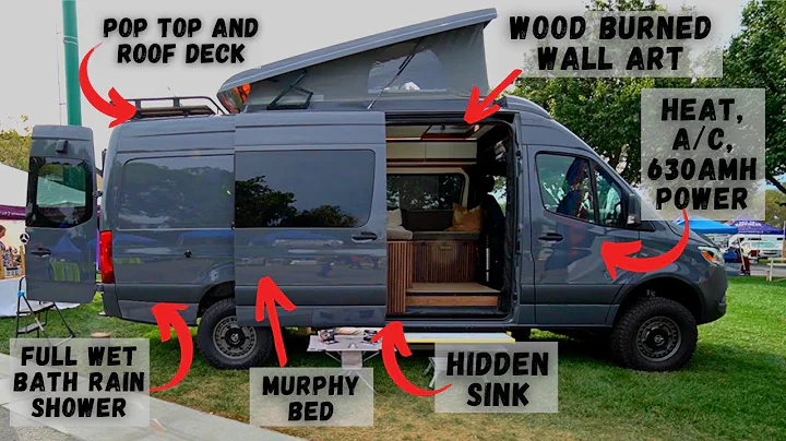 BEST Tiny Home VAN EVER - Handcrafted to Perfection with EVERYTHING