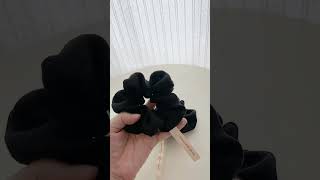 라벨까지 완벽한 맞춤 제작 스크런치🖤 #핸드메이드 #쇼츠