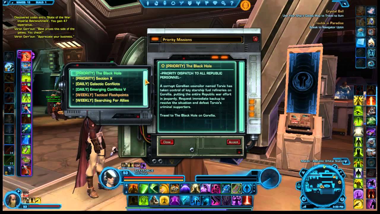 SWTOR The Old Republic Rise of the Hutt Cartel Starting - YouTube
