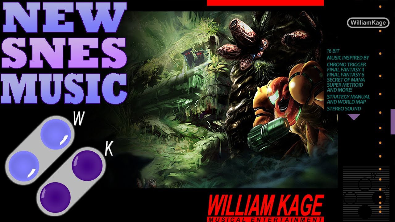 William Kage - Etecoon Tunnel (New SNES Music) [Super Metroid soundfont
