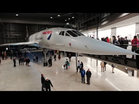 CONCORDE NOSE RAISING at Aerospace Bristol 50th Anniversary!