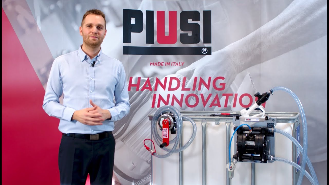Pumps for transferring of Sanitizers presented by PIUSI
