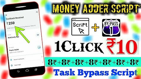 Money Adder Script🔥 New Earning Application With Task Bypass Script