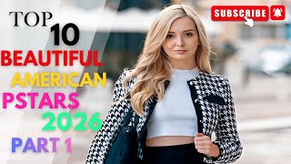 Top 10 beautiful American Prnstars 2026  // Part- 1