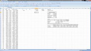 Estimate Beta and expected return using Excel