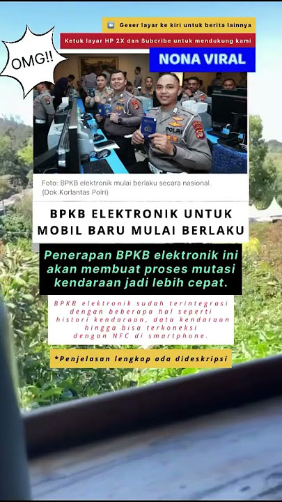 BPKB Elektronik untuk mobil telah berlaku #info #informasi #bpkb #mobil #kendaraan #bpkbelektronik