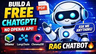 Build a GenAI RAG Chatbot with Ollama (FREE) | LangChain + FastAPI Full Project 🔥