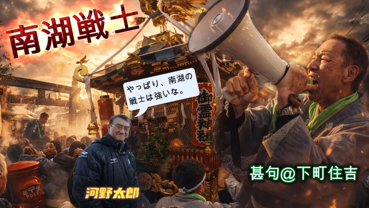 令和８年　茅ヶ崎市南湖・鳥居戸御霊神社　本社神輿宮出し・挨拶・協力団体紹介((  時代を越え、伝統を守る。南湖の戦士  ))　video#2   。