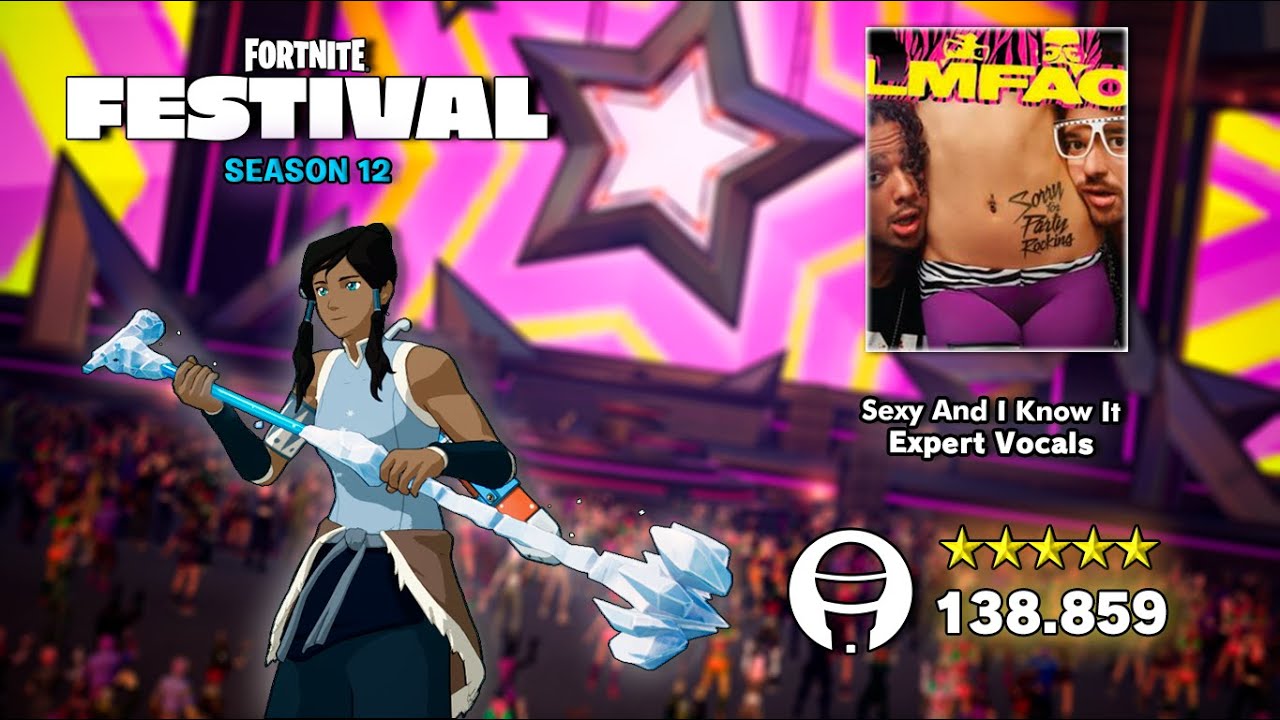 Fortnite Festival S12 - ''Sexy And I Know It'' [Expert Vocals - 100% Flawless] 138.859