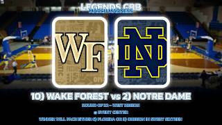 Full Wake Forest vs. Notre Dame: 2036 LCAA men's Round of 32 | FULL GAME Update