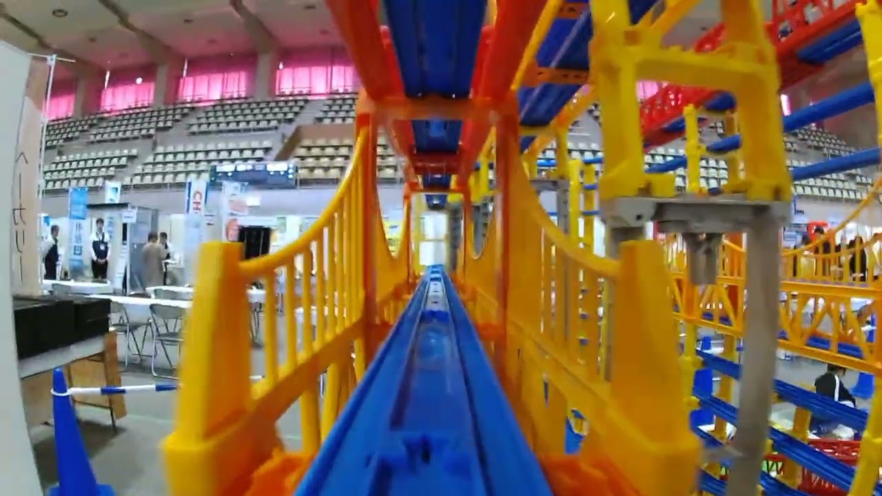 【プラレール】中国電力感謝祭レイアウトのプラレール前面展望