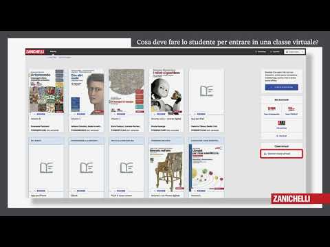 myZanichelli - Come si entra in una classe virtuale? (studente)