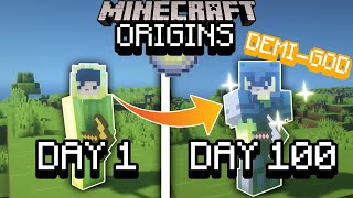 100 DAYS | Minecraft Origin Mod With Friends (Part 3)...