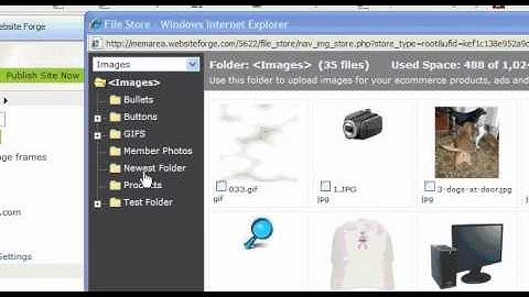 Image Store Delete Files - Websiteforge Ecommerce Website