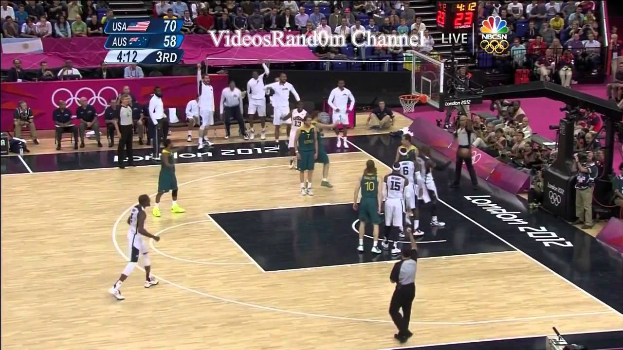 USA vs Australia Basketball 2012 Highlights - YouTube