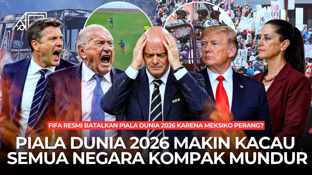 BOIKOT MASSAL! NEGARA PESERTA TAKUT KE MEKSIKO, PIALA DUNIA 2026 TERANCAM BUBAR FIFA RUGI BESAR