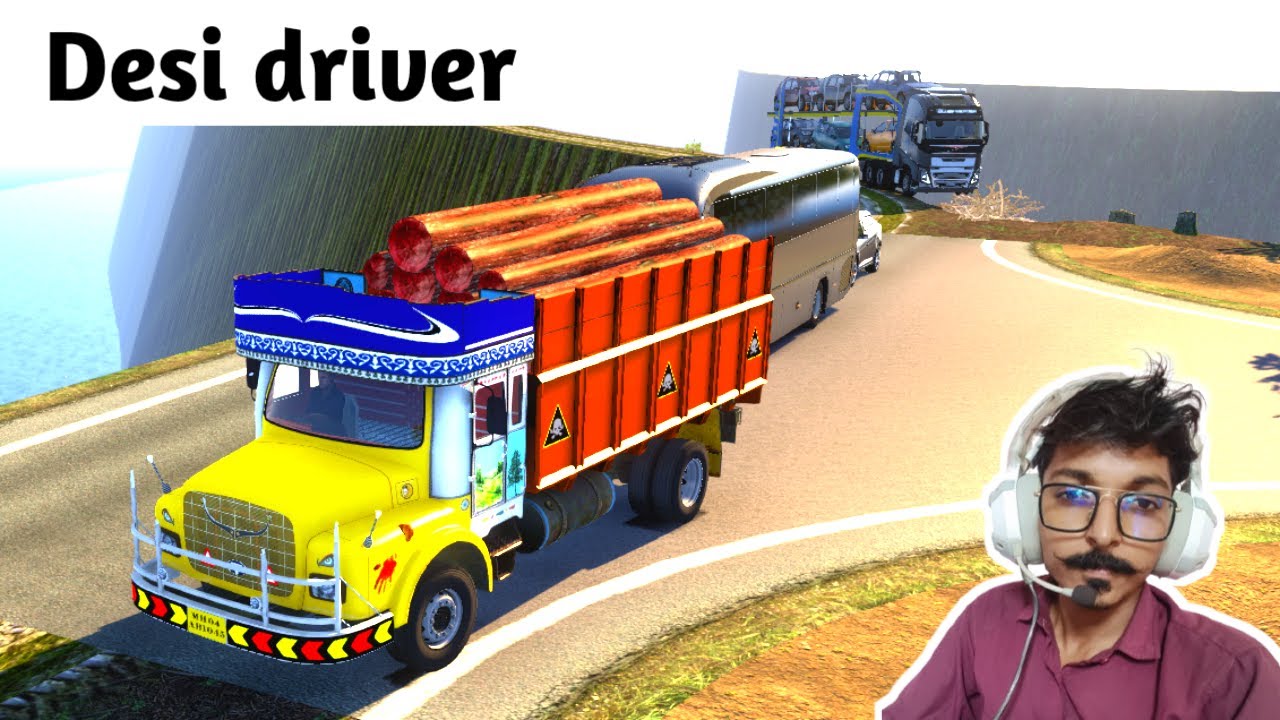 Driving A Fully Overload Bus In World's Dangerous Roads in Euro Truck Simulator 2 Part -3