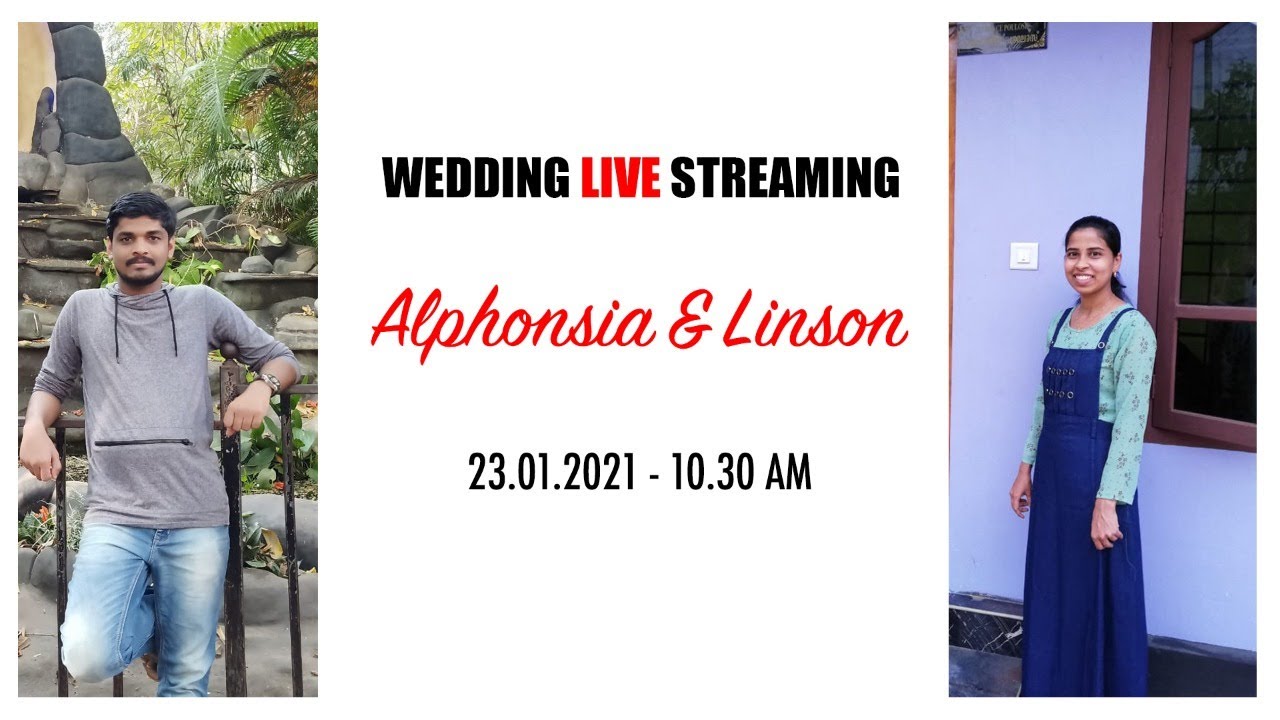 Alphonsia  & Linson Wedding Live Streaming