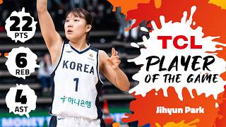 Jihyun Park 22 Pts Tcl Player Of The Game Kor Vs Ngr 2026 Qualifying Tournament