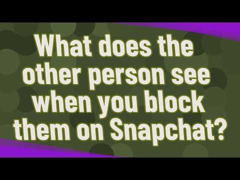 ვიდეო: რა მოხდება, თუ ვინმეს შეატყობინებთ Snapchat-ზე?