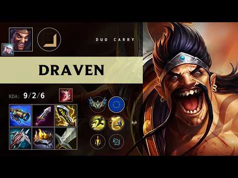 Draven ADC vs Tristana - EUW Challenger Patch 26.11 - YouTube