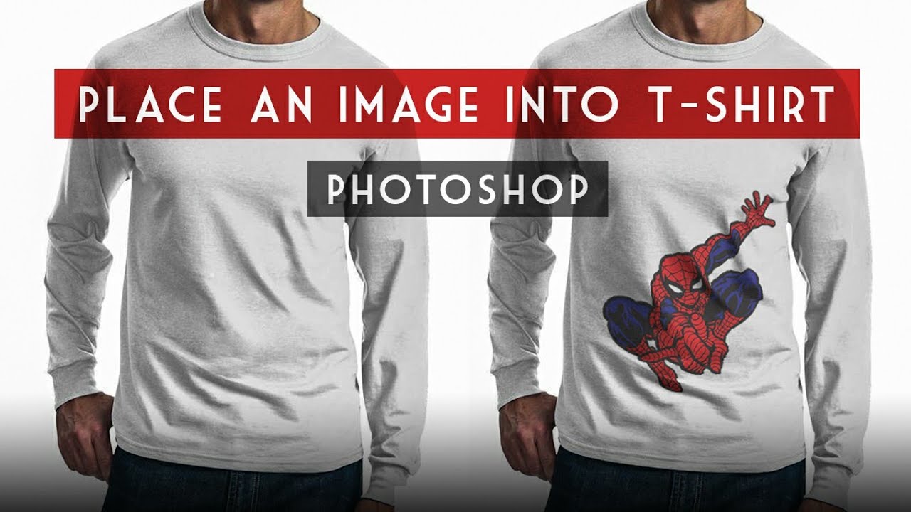 How to place image/logo into t-shirt using photoshop - hgraphicspro