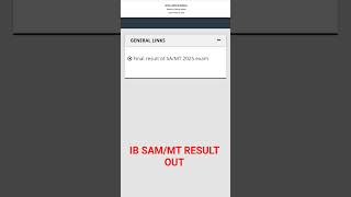 IB SA MT final results out