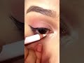 Pink soft glam eye look 💖Everyone is obsessed with this look 😍glammakeup#wingedliner #makeupideas