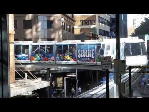 Sydney Monorail Departing