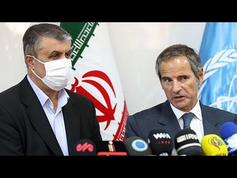 رافائل گروسی در تهران با محمد اسلامی و حسین امیرعبداللهیان دیدار کرد