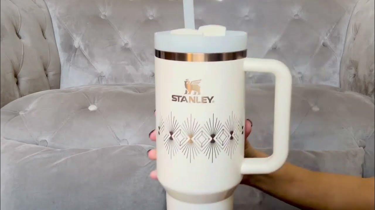 Stanley Cup limited edition unboxing cream gloss deco 