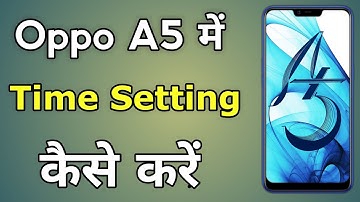 Oppo A5 Me Time Setting Kaise Kare | Time Setting Oppo A5
