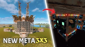 NEW META GROUP 3X3 OPEN CORE BASE DESIGN - 2025 / RUST BASE DESIGN