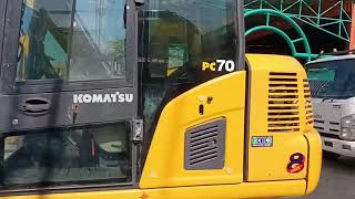 ขายรถขุด KOMATSU PC 70  8รถเก่านอกแท้ ไม่เคยใช้งานในไทย ราคา 690,000 บาท โทร0812924953