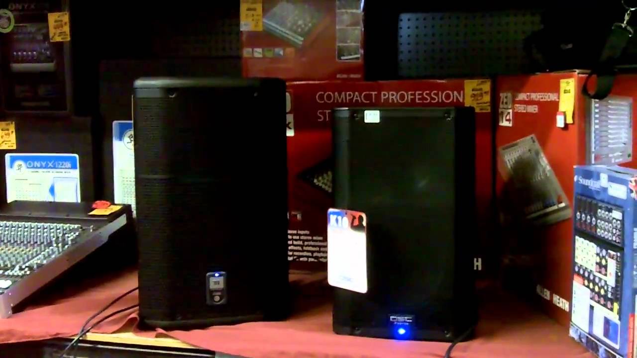JBL Demo and Comparison with K10 - YouTube