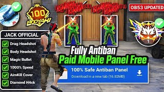 Free Fire Panel Mobile 🔥 FF Antiban Panel OB53 | Free Fire Hack New 😈 FF Injector 2026 | FF Panel