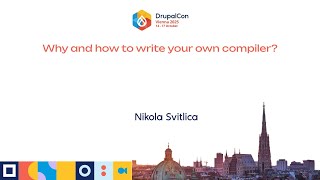 Why and how to write your own compiler