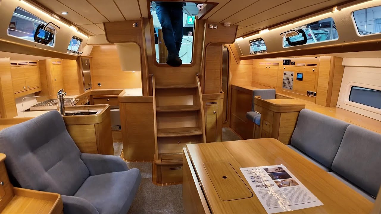 ⁣Inside the 665K Hallberg Rassy 40 sailing boat 2026