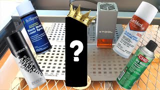 Which is the best Laser Spray for Stainless Steel (10w Diode laser)? $100 vs $14 per can