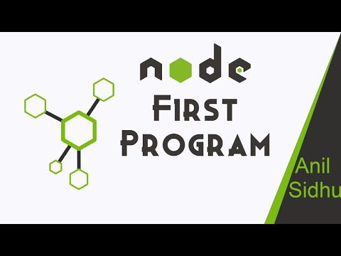 Node JS tutorial #4 Make First Program